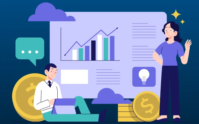 Illustration representing business growth strategy